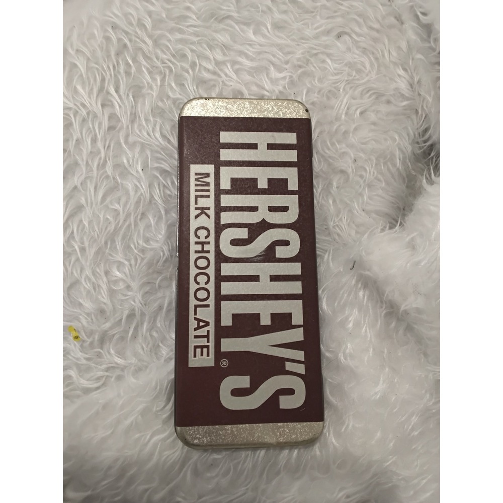 Hersheys Milk Chocolate Bar Tin Container‎ Collectible Storage Case